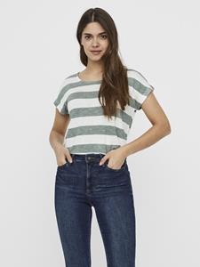 Vero Moda Kurzarmshirt "VMWIDE STRIPE SL TOP GA JRS NOOS"