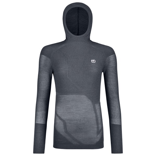Ortovox  Women's Merino Thermovent Hoody - Merinotrui, blauw/grijs