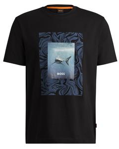 BOSS Casual Te_Tucan Heren T-shirt KM