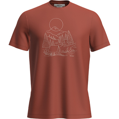 Icebreaker Heren Tech Lite III Sunset Camp T-Shirt