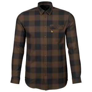 Seeland - Highseat Shirt - Overhemd, zwart/bruin