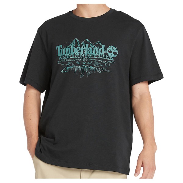 Timberland  Short Sleeve Graphic Slub Tee - T-shirt, zwart
