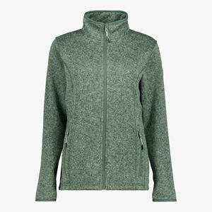 Kjelvik dames outfoor fleece vest groen