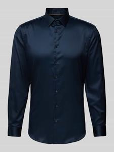 Jake*s Slim fit zakelijk overhemd van satijn