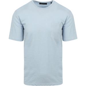 Marc O'Polo T-Shirt Slubs Lichtblauw