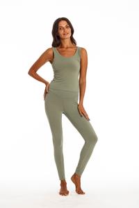 RAVENS VIEW IBIZA Damen vegan Top Goa Khaki Grün