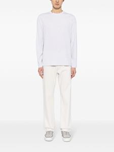 Brunello Cucinelli long-sleeve cotton T-shirt - Grijs