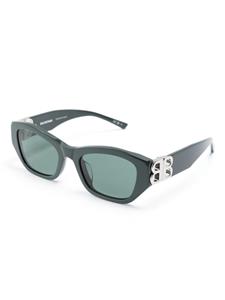 Balenciaga Eyewear Zonnebril met rechthoekig montuur - Groen