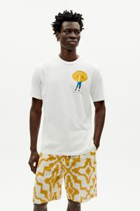 Thinking mu Herren vegan T-Shirt Funghi 2 Weiß