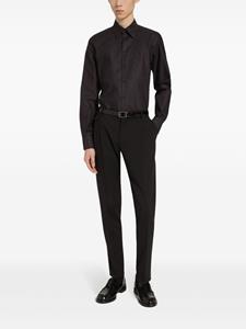 Dolce & Gabbana Overhemd met microstippen - Zwart