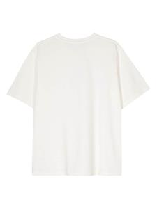 Lardini T-shirt met logoprint - Wit