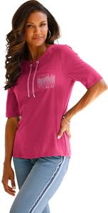Your Look... for less! Dames Shirt met korte mouwen pink Größe