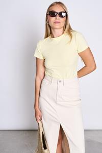 JAN N JUNE JAN 'N JUNE Damen vegan T-Shirt Palooma Lime Sorbet Gelb