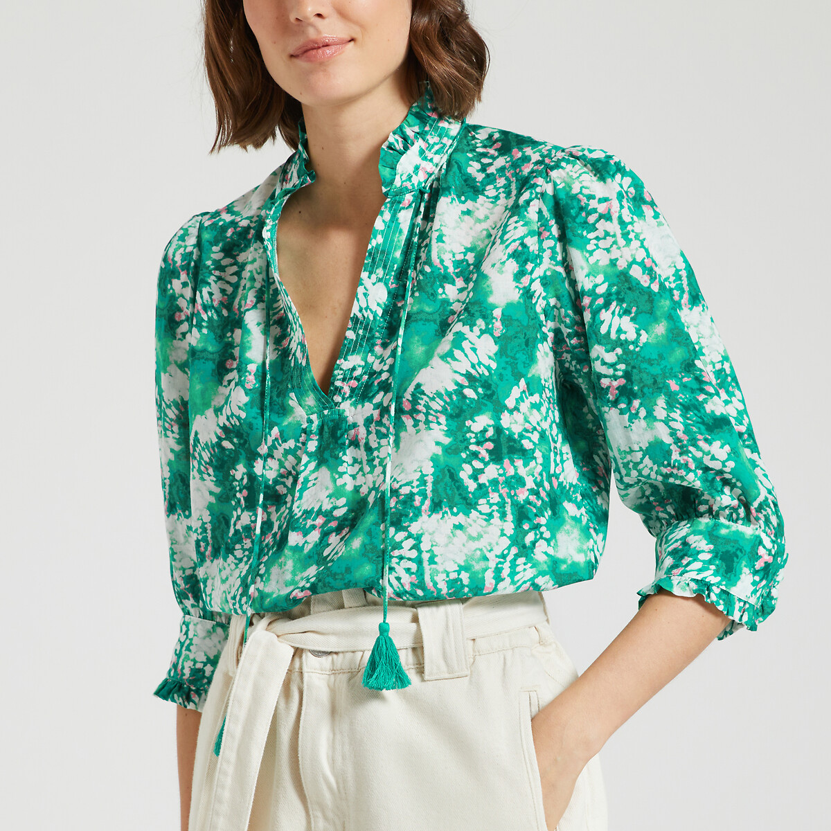 SUNCOO Bedrukte blouse LAMAR