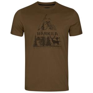 Härkila  Nature - T-shirt, bruin