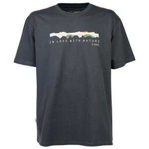NIKIN  Treeshirt Mountain Panorama - T-shirt, blauw
