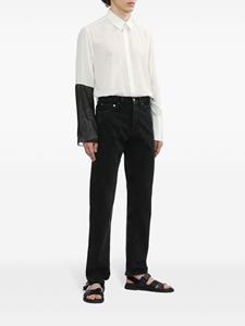 Helmut Lang Overhemd met colourblocking - Wit