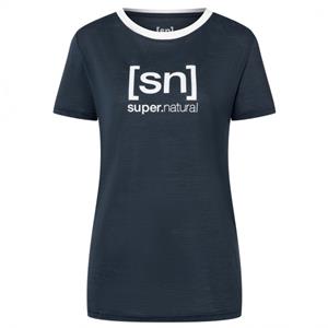 Supernatural The Essential Logo T-shirt Dames Koningsblauw/Wit