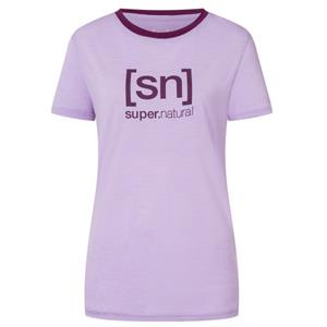 Supernatural The Essential Logo T-shirt Dames Lichtpaars/Violet