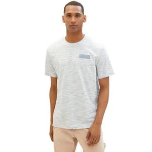 TOM TAILOR Rundhalsshirt, mit melierter Optik