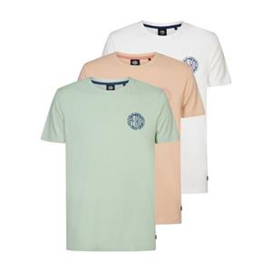 Petrol Industries T-Shirt, (Packung, 3 tlg., 3er-Pack)