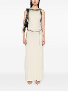 Y/Project spray-painted maxi dress - Beige