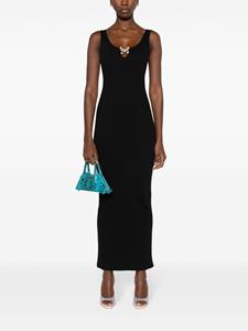 Blumarine Maxi-jurk met kettingdetail - Zwart