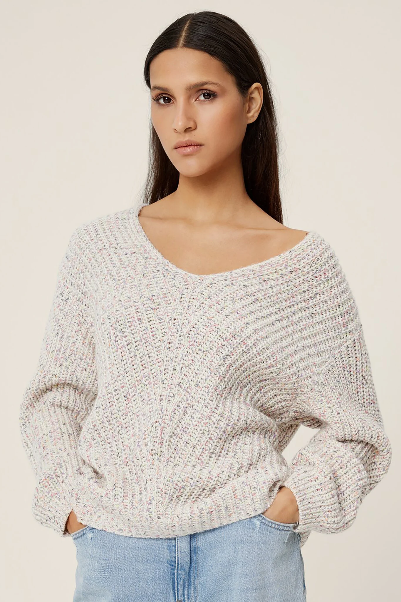 Moss Copenhagen V-Ausschnitt-Pullover