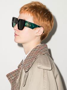 Gucci Eyewear Zonnebril met vierkant montuur - Zwart