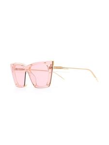 Alexander McQueen Eyewear Zonnebril met cat-eye montuur - Roze