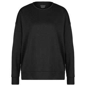 Stoic  Women's Merino260 MMXX.Göteborg Crew - Merinotrui, zwart