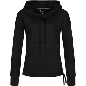 Super.Natural  Women's Funnel Hoody, zwart