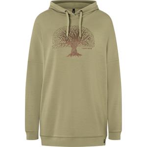 Super.Natural  Women's Feel Good Tok Hoodie - Hoodie, olijfgroen/beige