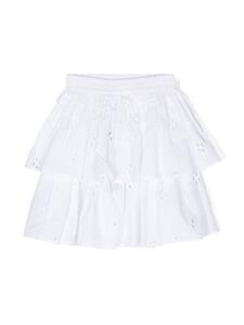 Molo Mini-rok met ruches - Wit