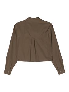 ASPESI Cropped blouse - Groen