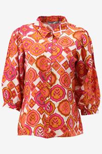 Geisha 43250-20 720 blouse sand/fuchsia