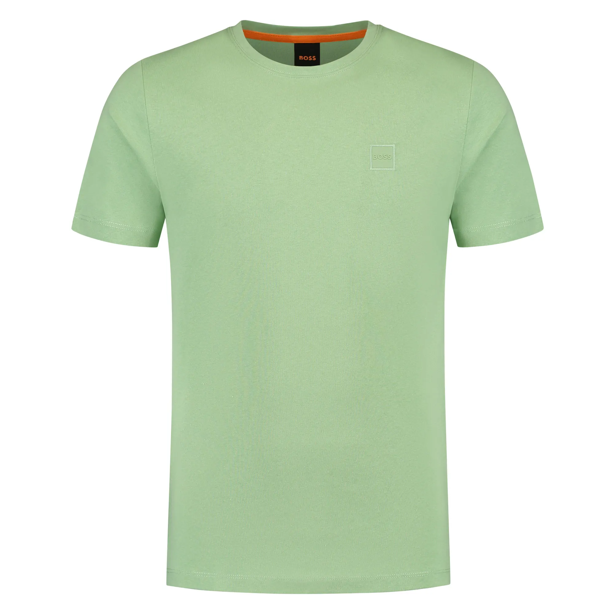 Boss Orange T-shirt met labeldetail, model 'Tales'