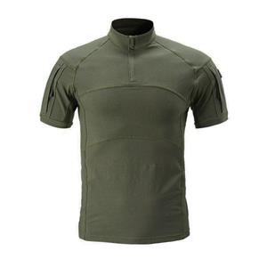 NOWVOGUE Tactische katoenen T-shirts mannen legergroen combat camouflage T-shirt mannen militaire T-shirt met korte mouwen