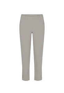 LAURIE Damen vegan Hose Rose Regular Crop Grau Sand