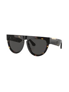 Burberry Eyewear Zonnebril met rond montuur - Bruin