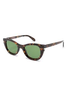 Off-White Eyewear Zonnebril met cat-eye montuur - Bruin