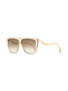 Jimmy Choo Eyewear Suvi Browline zonnebril - Beige