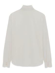 Saint Laurent classic-collar cotton shirt - Beige