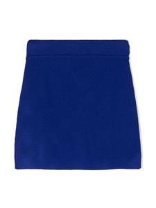 elisabettafranchilamiabambina Elisabetta Franchi La Mia Bambina Gebreide rok met kristallen - Blauw