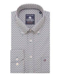 Campbell Classic Casual Heren Overhemd LM