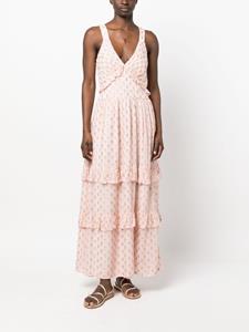 TWINSET Maxi-jurk met ruches - Roze