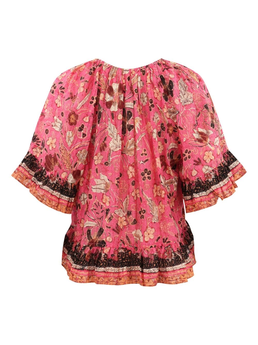Ulla Johnson Alessia floral-print blouse - Roze