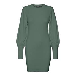 Vero Moda Strickkleid "VMHOLLYKARISPUFF LS O-NECK DRESS GA BOO"