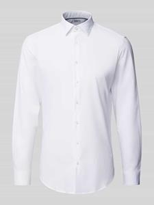 Jake*s Slim fit zakelijk overhemd met stretch
