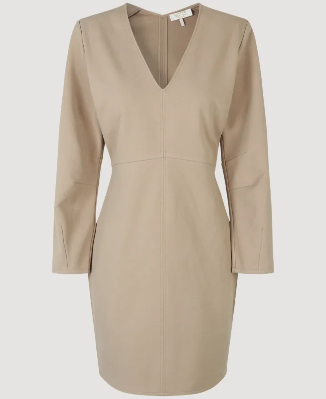 Notes du Nord Inessa dress silver mink -